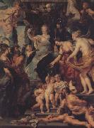 Peter Paul Rubens The Felicity of the Regency of Marie de'Medici (mk01) oil painting